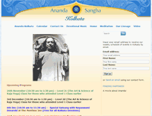 Tablet Screenshot of anandakolkata.org